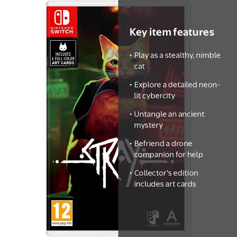 AnnaPurna, Stray Nintendo Switch Game, Cybercity Adventure, Third