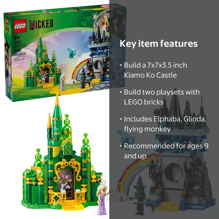 LEGO, Building Toy, 75689, 2 Buildable Playsets with Minifigures