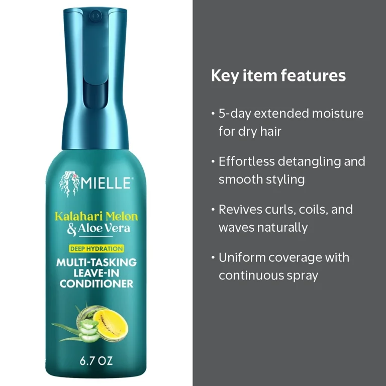 Mielle Organics Kalahari Melon Aloe Vera Deep Hydration Leave-In