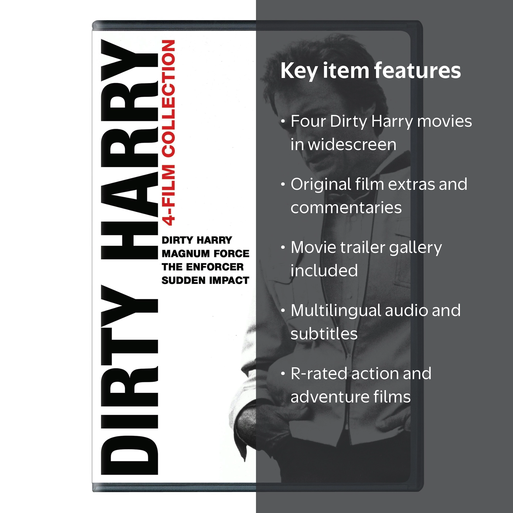 Warner Bros., Dirty Harry Collection, DVD Box Set, 4-Disc