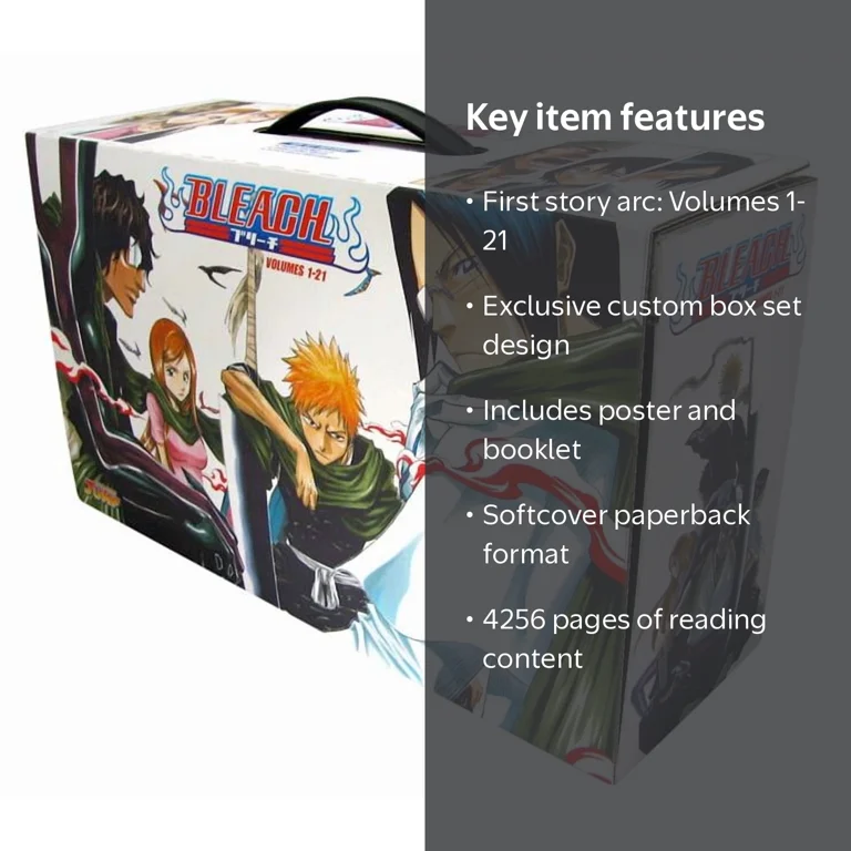Tite Kubo, Bleach Box Set, Volumes 1-21, Paperback - Walmart.com