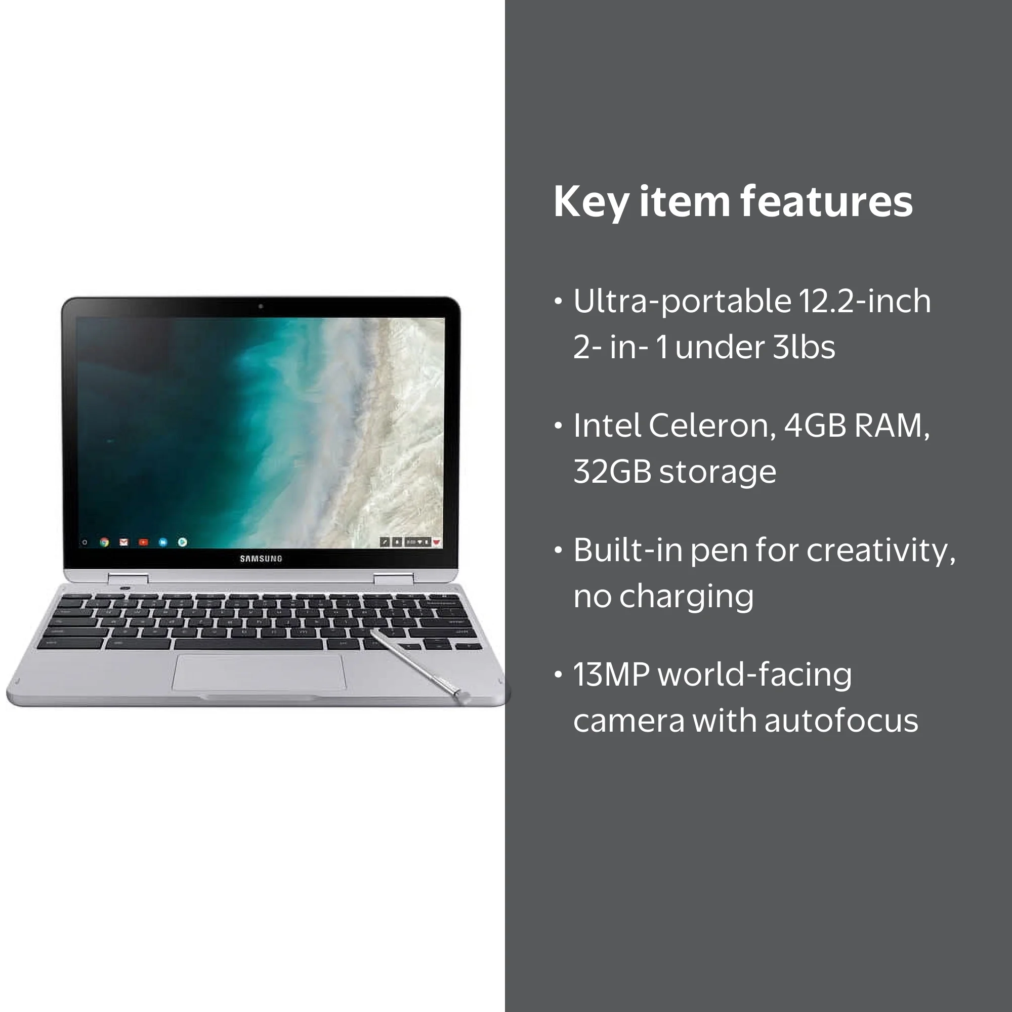 SAMSUNG Chromebook Plus V2 12.2