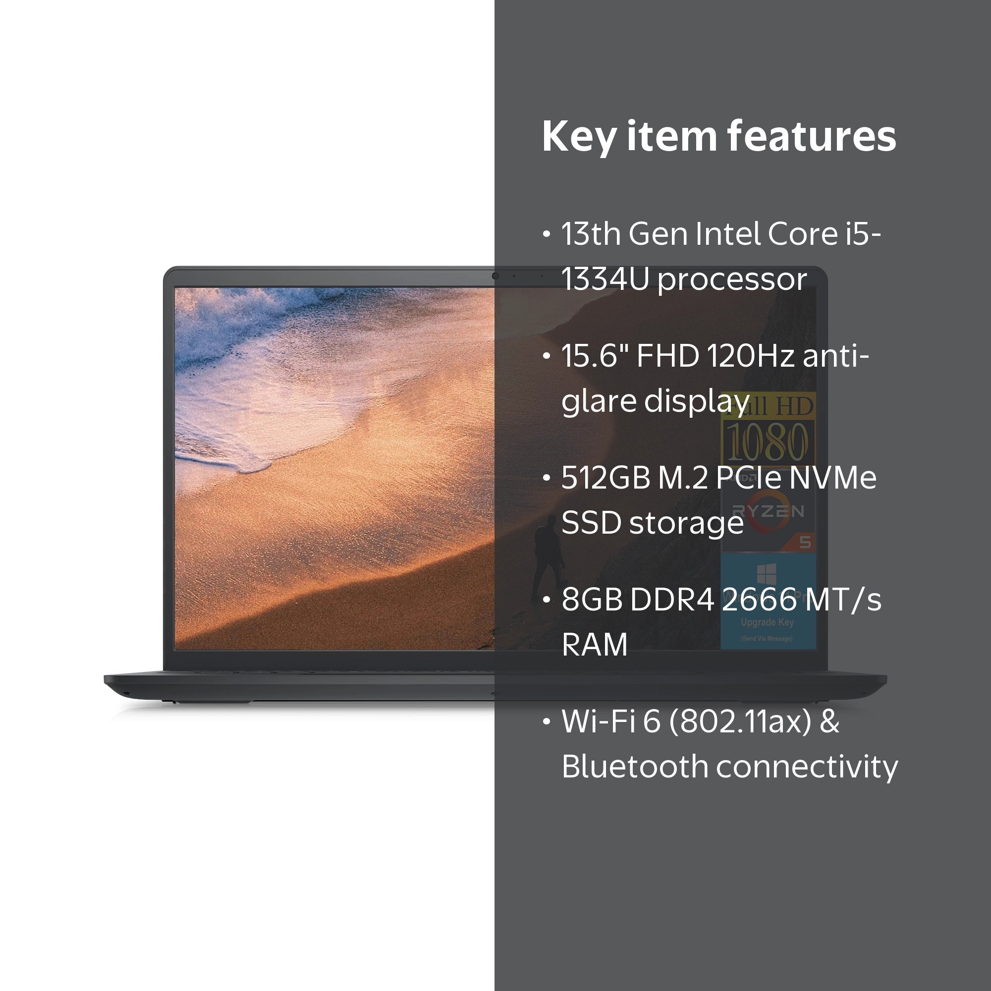 Dell 15 DC15250 Laptop, 15.6
