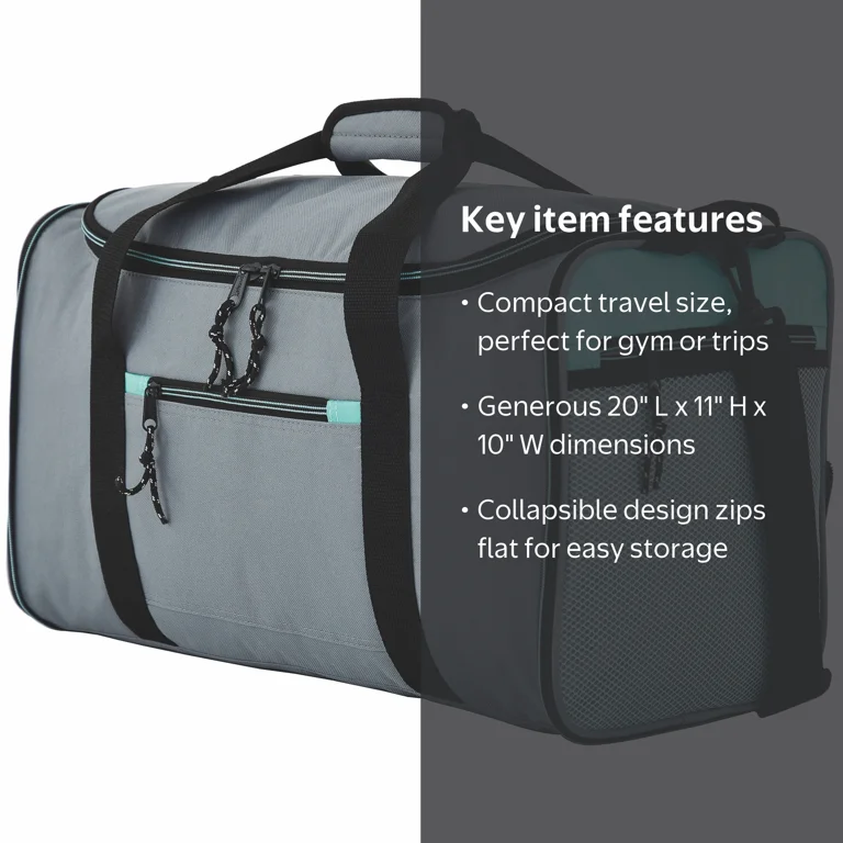 compact travel duffel bag Pakt One Travel with ease using the Gonex 40L Foldable Duffle Bag Maroon Lightweight Travel Duffel Bag