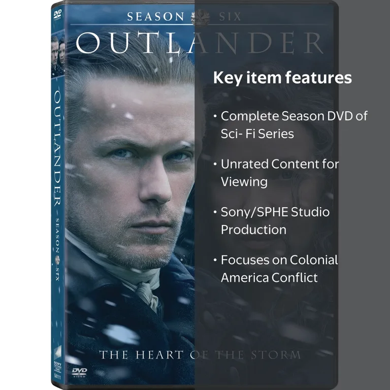 Outlander: Complete Series, TV Box Set - Season 6 (DVD) - Walmart.com