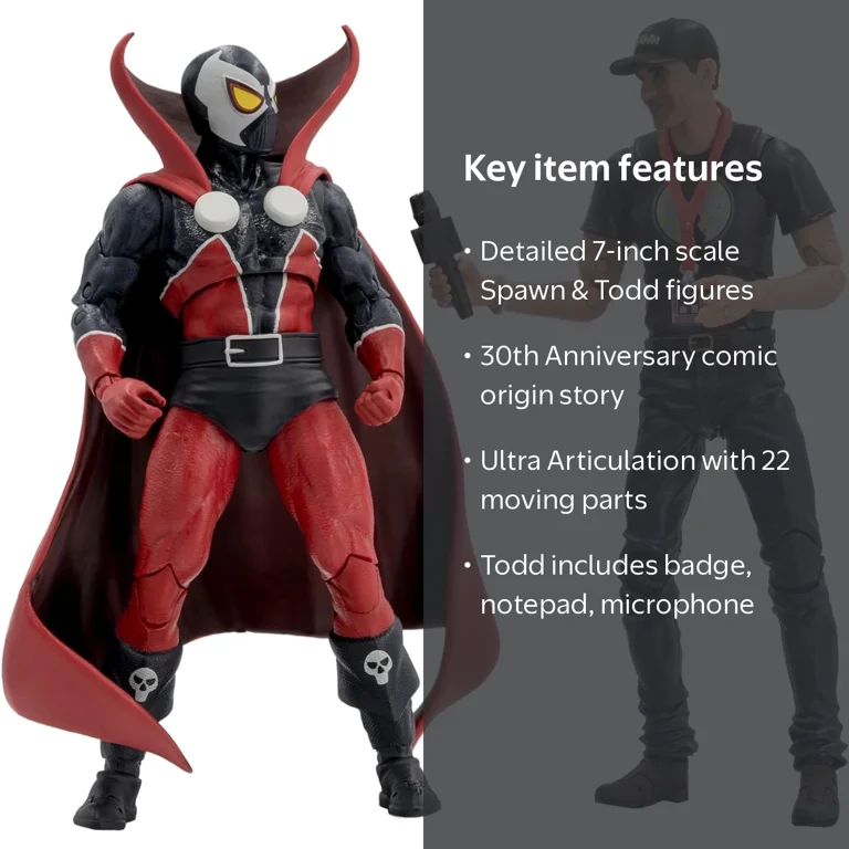 McFarlane 30th Anniversary Spawn & Todd McFarlane Action Figure 2