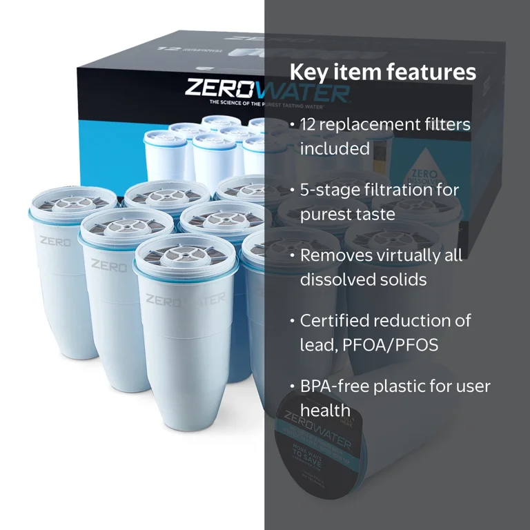Zerowater 5-Stage Water Filter Purified Replacement Cartridges