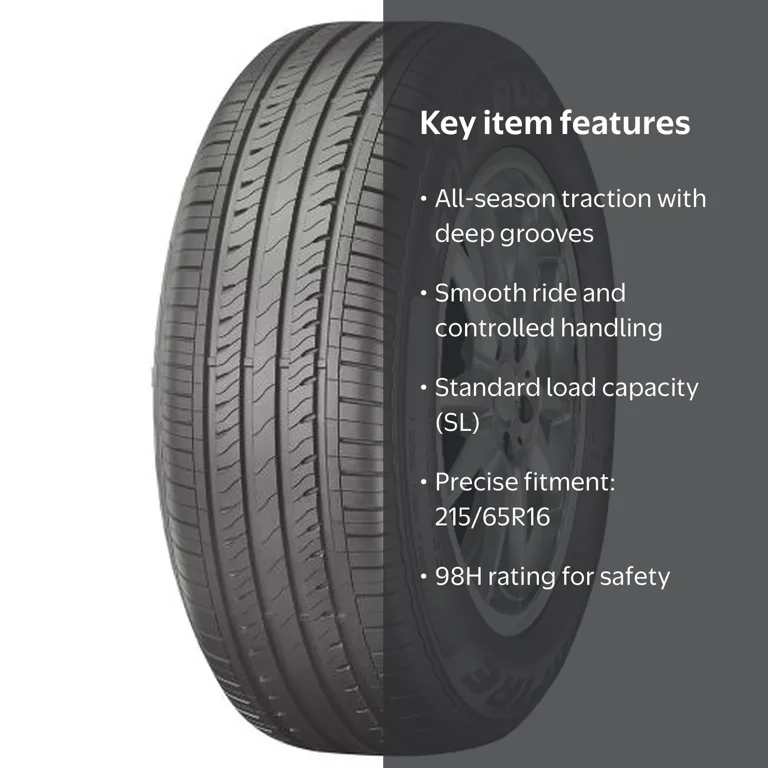 Starfire Solarus AS Tire, 215/65R16 98H, All-Season Traction for