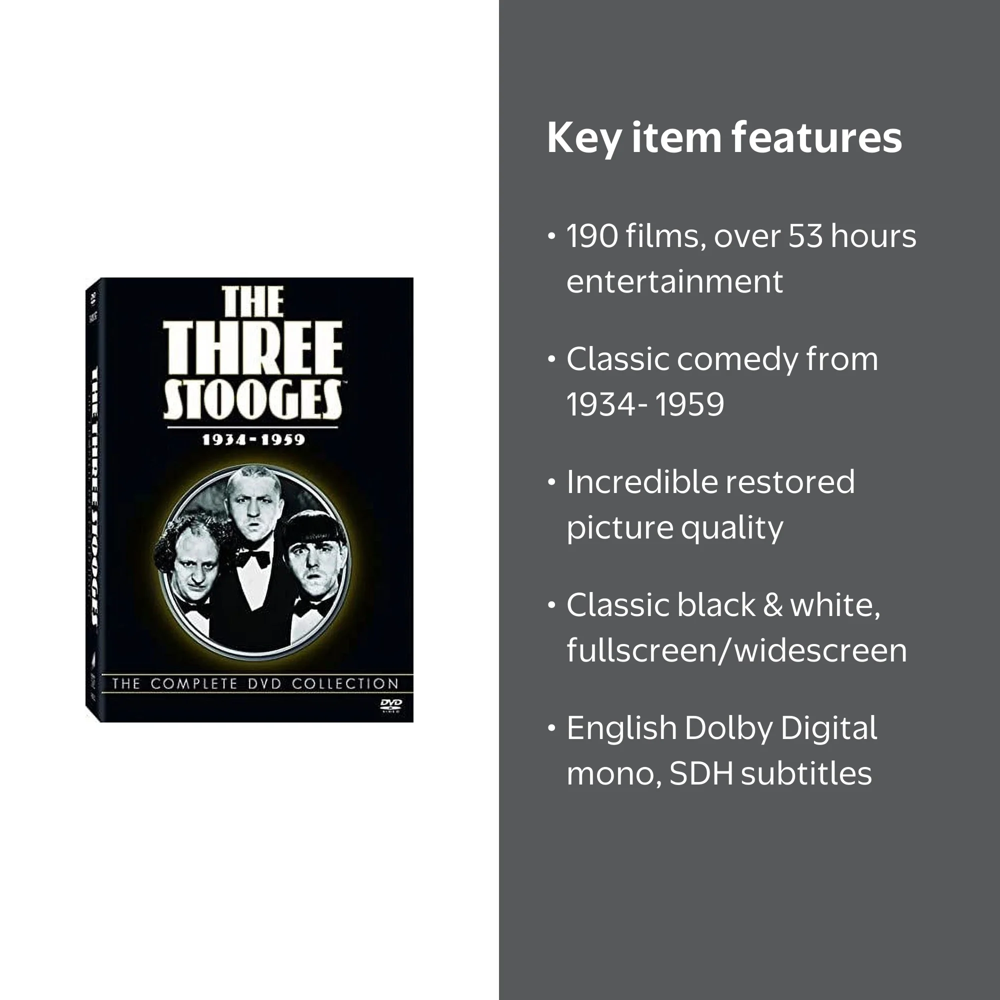 Sony Pictures: The Three Stooges Complete Collection (1934-1959
