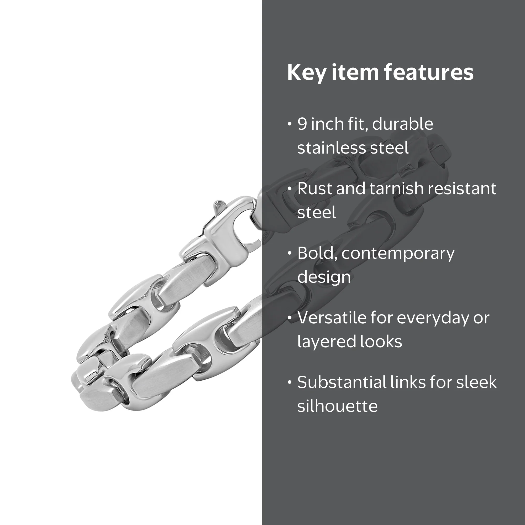 Free Shipping! Brilliance Fine Jewelry Stainless Steel Mariner