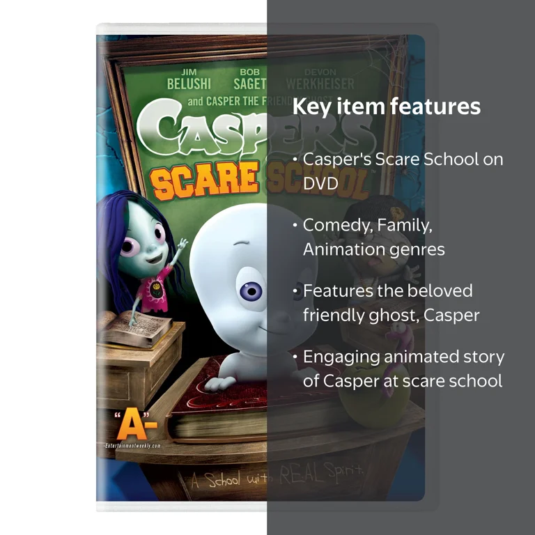 カシーバー Cassiber★1982−1992 6CD＋DVD 良好 Casper's Scare School [DVD] - Walmart.com