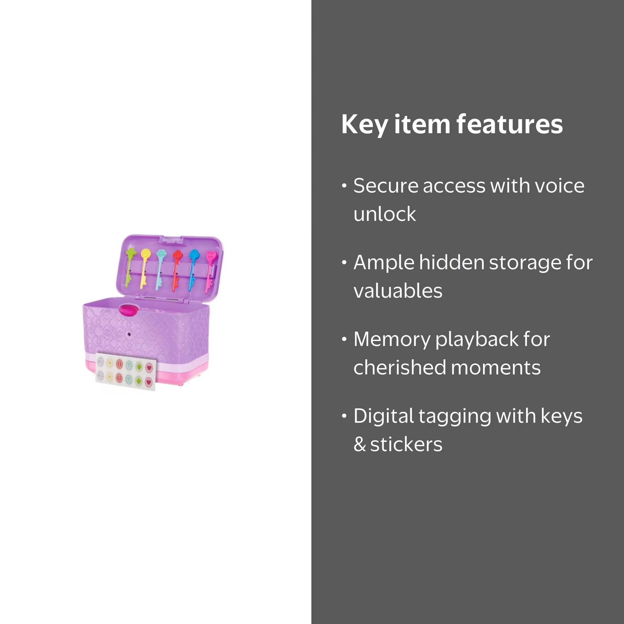 Memory Keepsake Box: Password-Protected Jewelry Treasure Storage