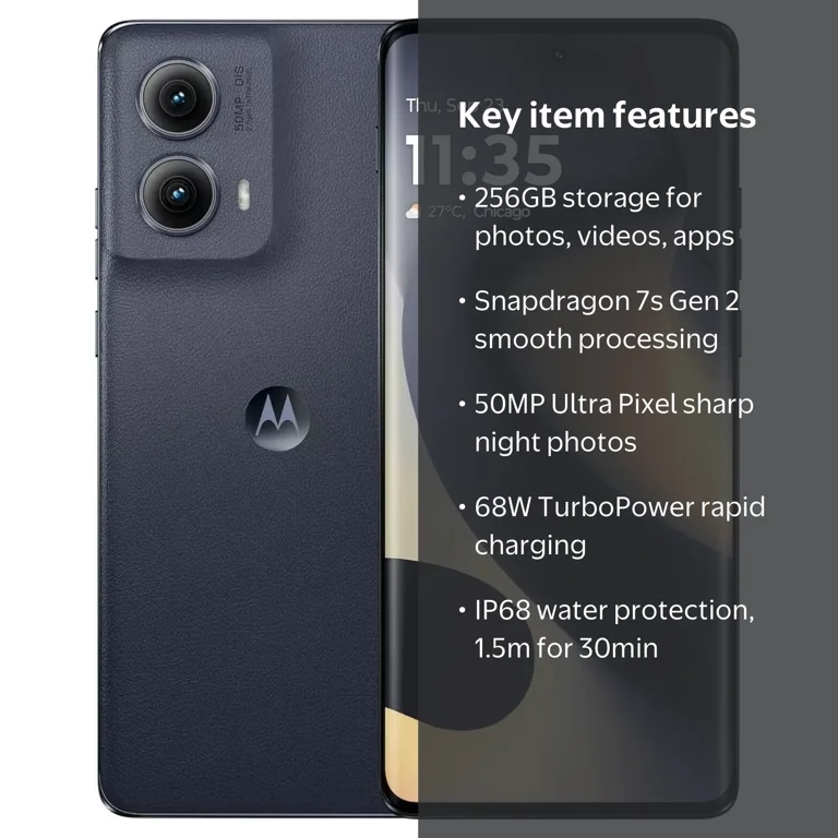 Motorola Edge, Unlocked Smartphone, 2024, Made for US, 8/256GB