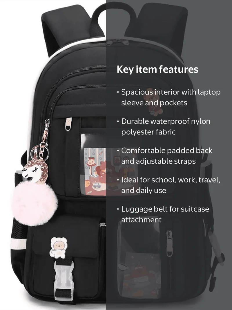 allintilte:best backpacks for college students with laptops abshoo Big Student Laptop Backpack Women Middle High School Teen Girls Bookbag Travel Daypack (Black) AO ALI VICTORY girls school bag has a large capacity to meet kids daily needs The best laptop backpacks for