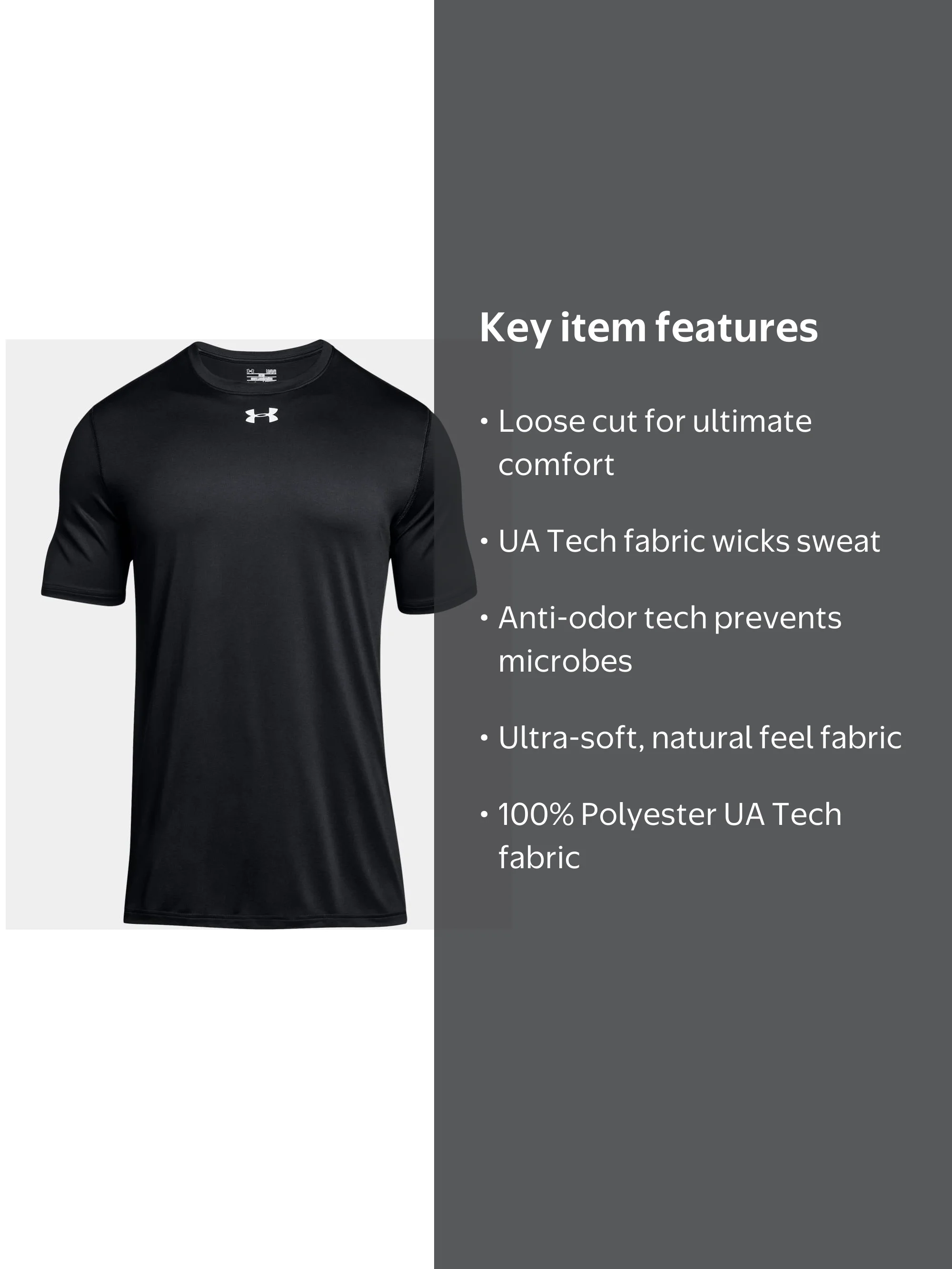 Under Armour Men's UA 2.0 Short Sleeve Locker Tee 1305775-001