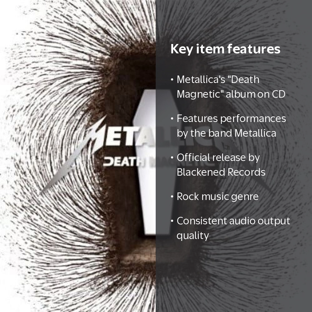 Blackened Recordings, Music & Performance, Death Magnetic, CD