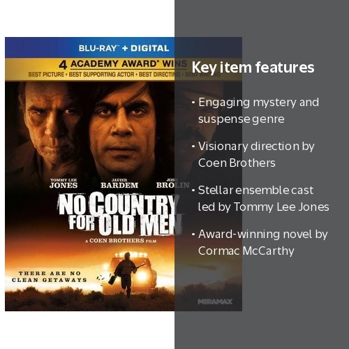 Paramount, No Country for Old Men, Blu-ray + Digital, Action