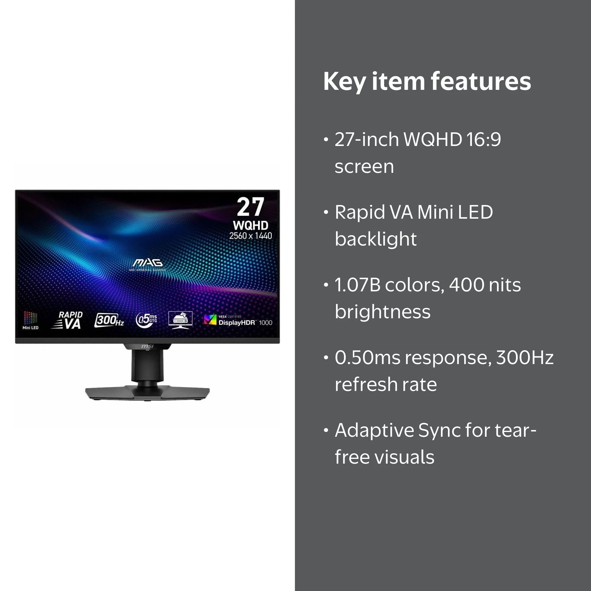 MSI MAG 274QPF X30MV 27