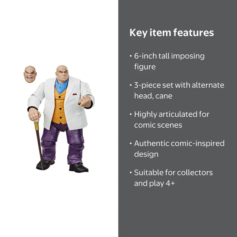 Hasbro Spider-Man Villains Series: Retro Marvel Legends Kingpin
