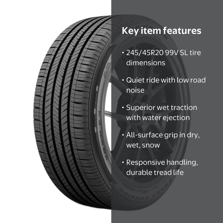 Goodyear, All-Season Tire, 245/45R20, V Speed 99, Tread Pattern