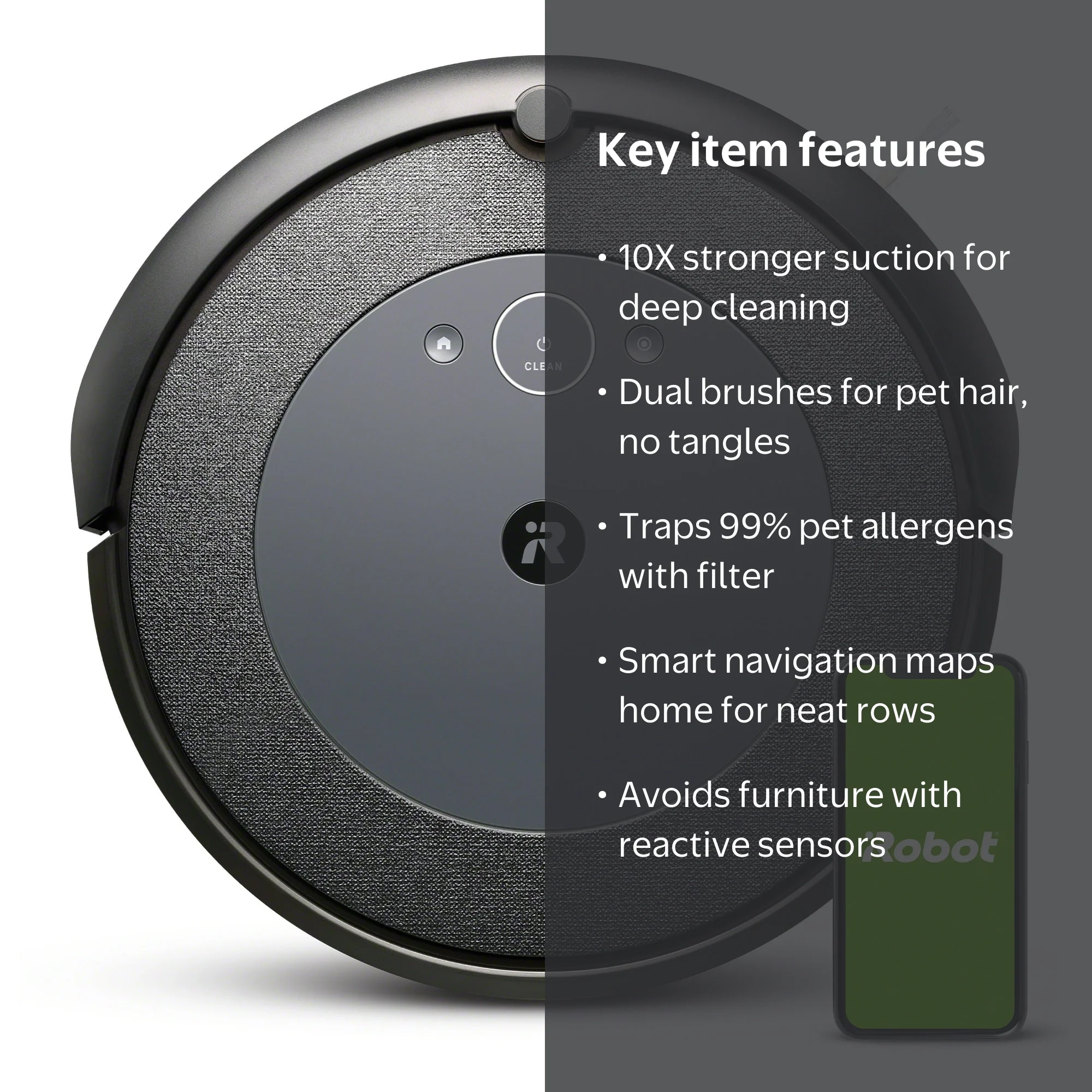 irobot Roomba i3+(使用時間合計40時間！) iRobot Roomba i4 (4150) Wi-Fi Connected Robot Vacuum with Pet Hair