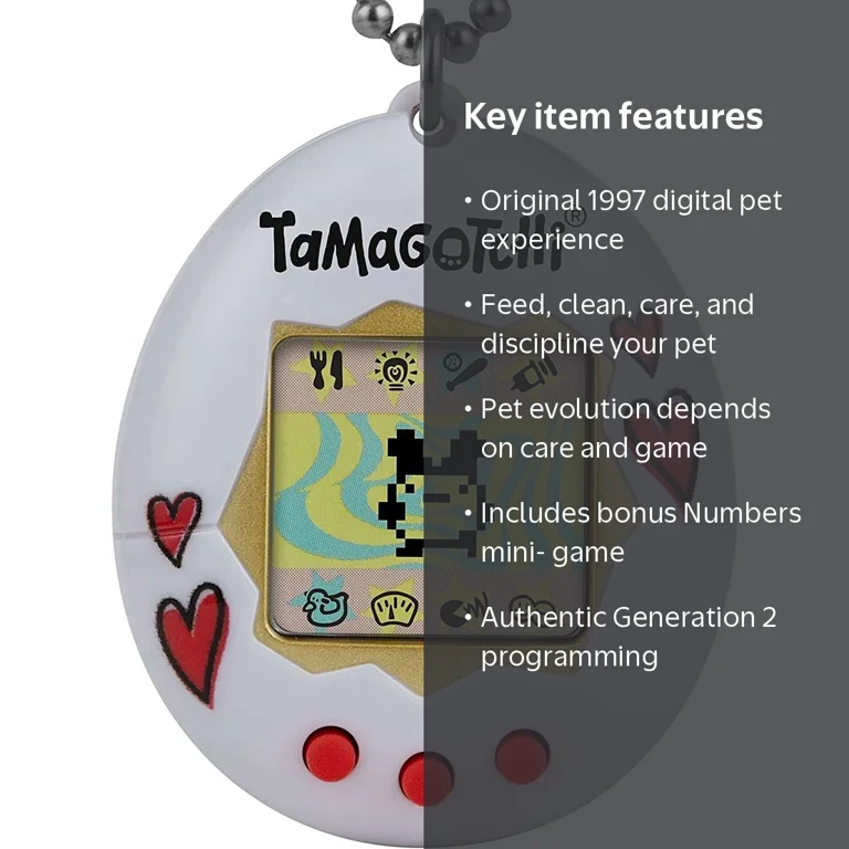 Bandai America, Tamagotchi, Hearts Gen2, Original with Updated