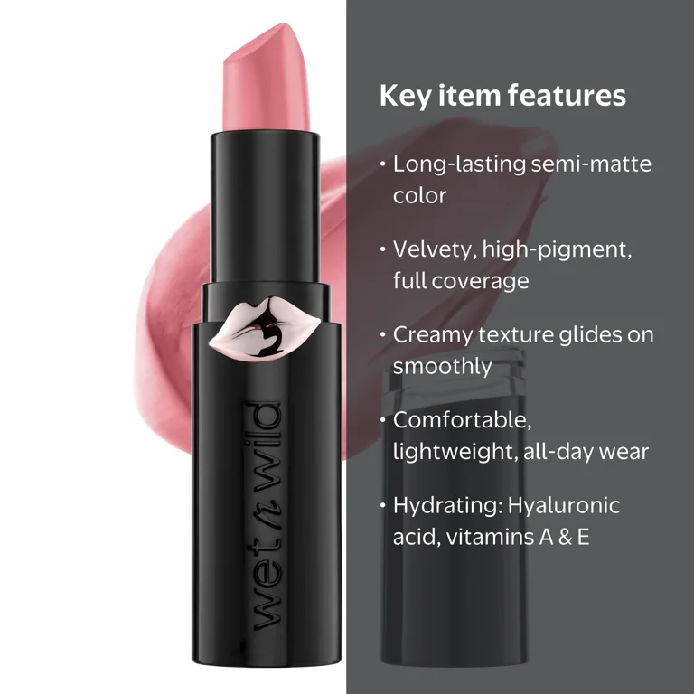 wet n wild, Mega Last Matte Lip Color, Think Pink, Full Coverage