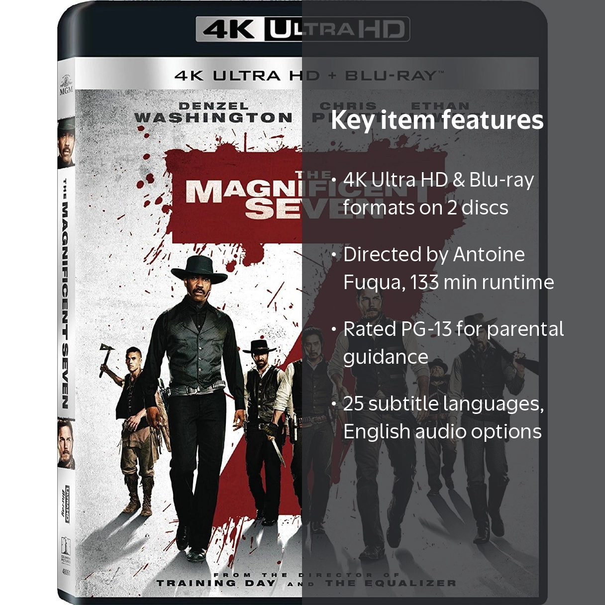 Sony Pictures The Magnificent Seven 4K Ultra HD + Blu-ray, 2 Discs