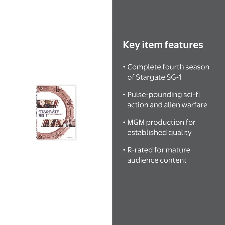 Stargate SG-1: The Complete Season 4 - Walmart.com