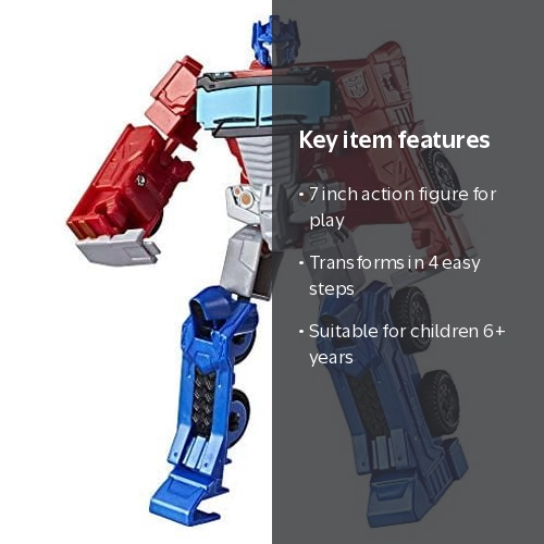 Transformers Toy - Authentics Optimus Prime Action Figure (7
