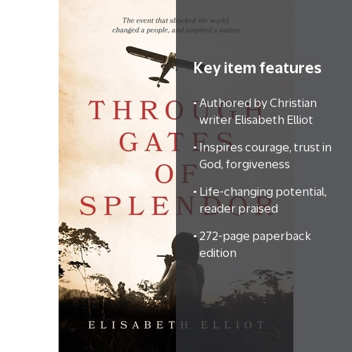 Through Gates of Splendor, (Paperback) - Walmart.com