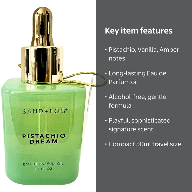 Sand + Fog Pistachio Dream Parfum Oil Dropper 50ml - Walmart.com