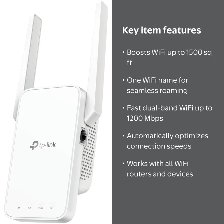 TP-Link, Range Extender, Dual Band WiFi, Mesh Coverage - Walmart.com
