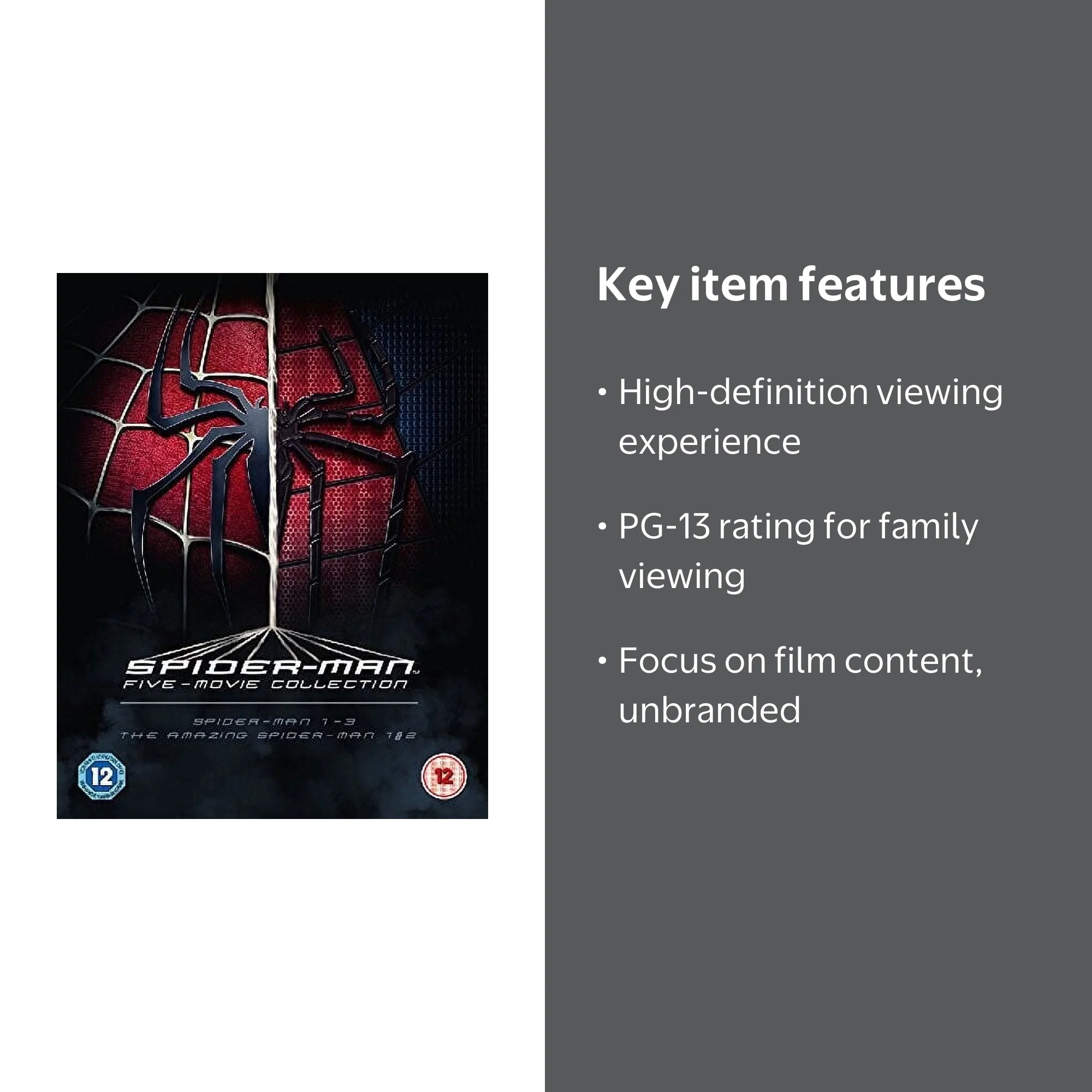 The Spider-Man Complete Five Film Collection (Blu-ray) - Walmart.com