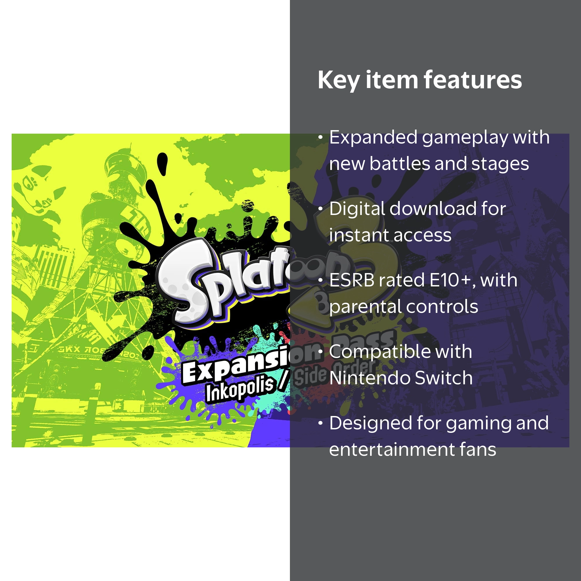Nintendo Splatoon 3 Expansion Pass Digital DLC for Nintendo Switch
