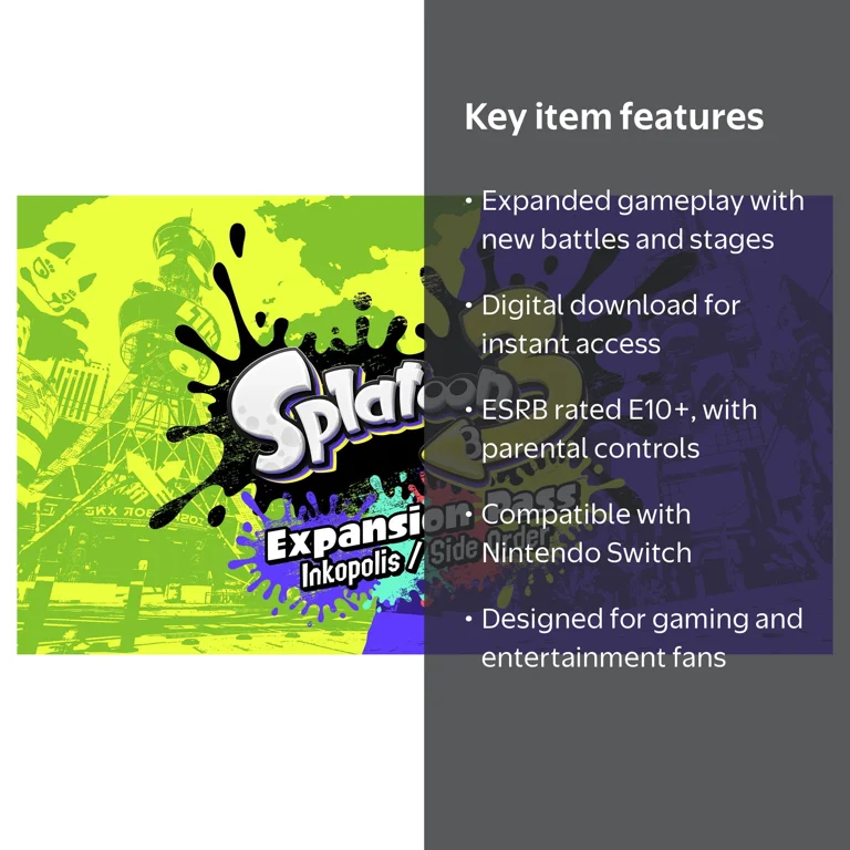 Nintendo Splatoon 3 Expansion Pass Digital DLC for Nintendo Switch