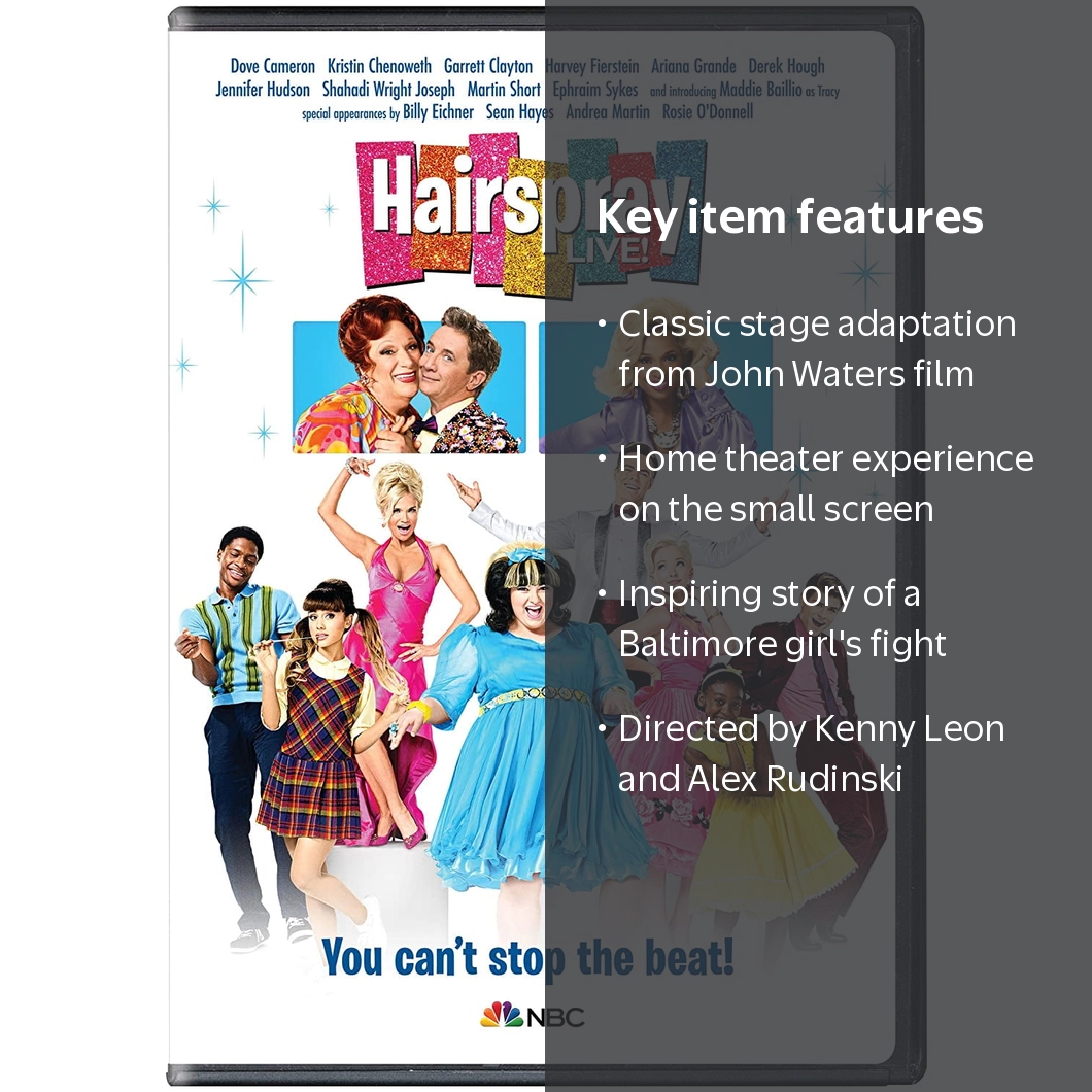Universal Studios - Hairspray Live! [DIGITAL VIDEO DISC] - Walmart.com