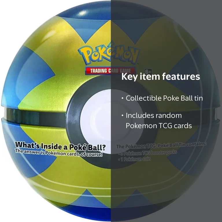 Pokemon Wmus D7 Assorted Poke Ball Tin - Walmart.com