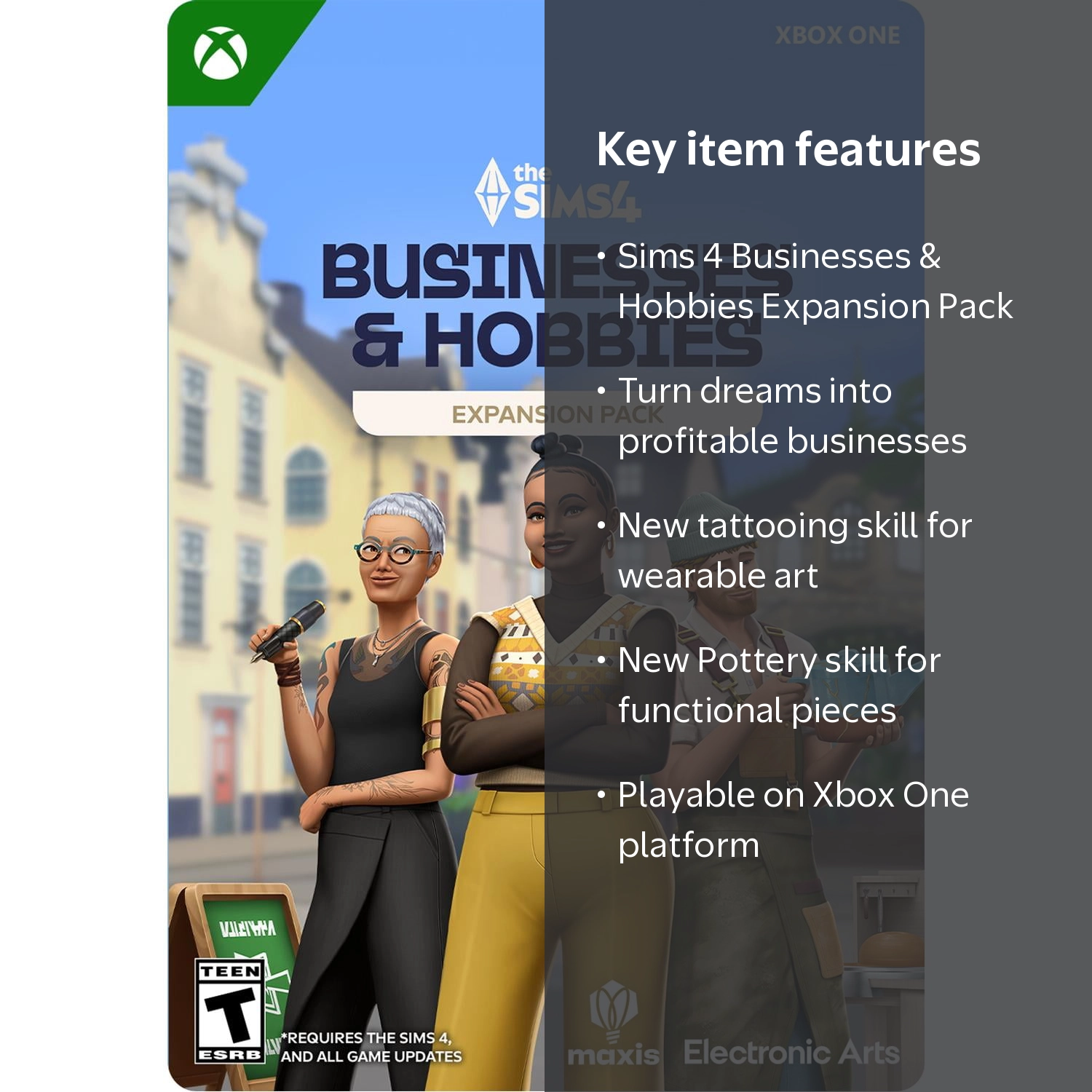 The Sims 4 Business & Hobbies Expansion Pack - Xbox One [Digital