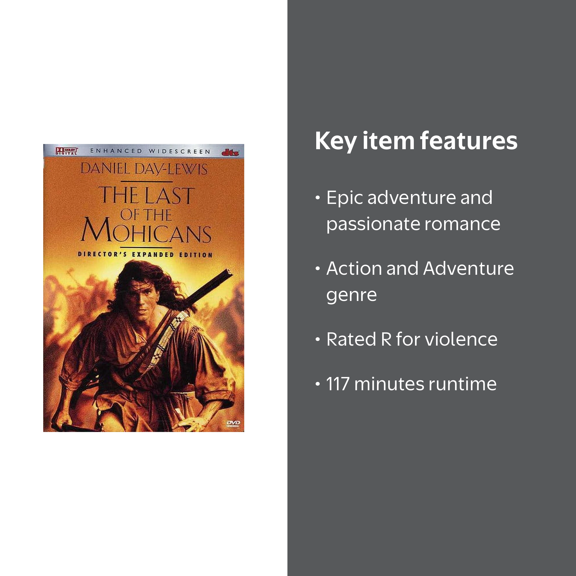 Pre-Owned The Last of the Mohicans (DVD) - Walmart.com