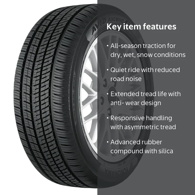 Yokohama Avid Ascend GT All Season 185/60R16 86H Passenger Tire