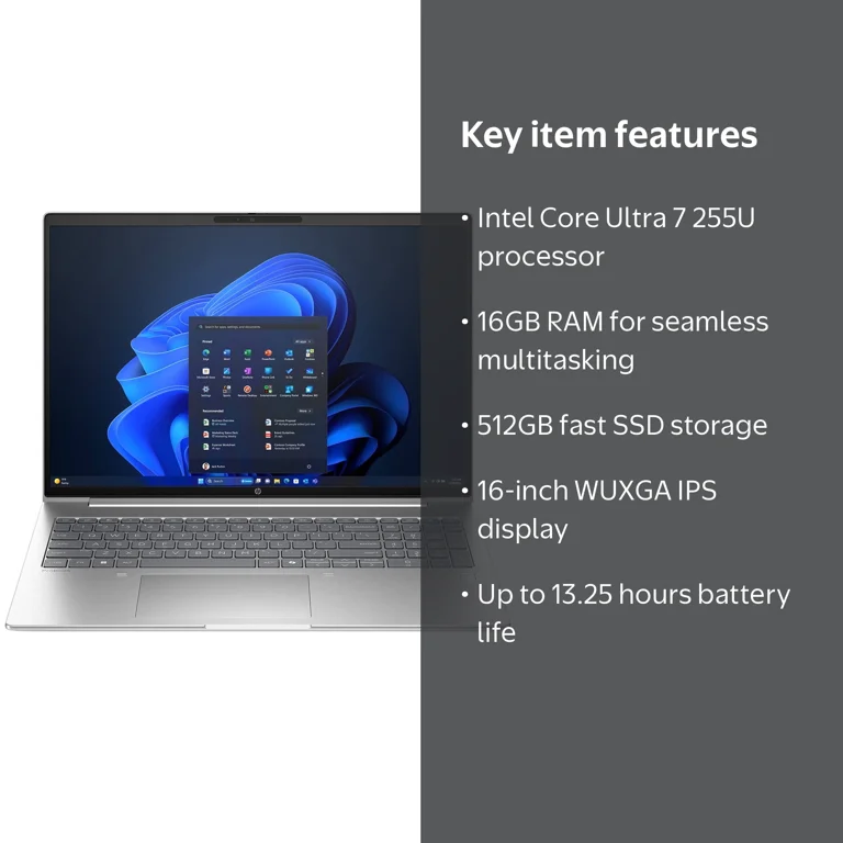 HP, ProBook 4 G1i Laptop, 16 Inch WUXGA, Pike Silver - Walmart.com