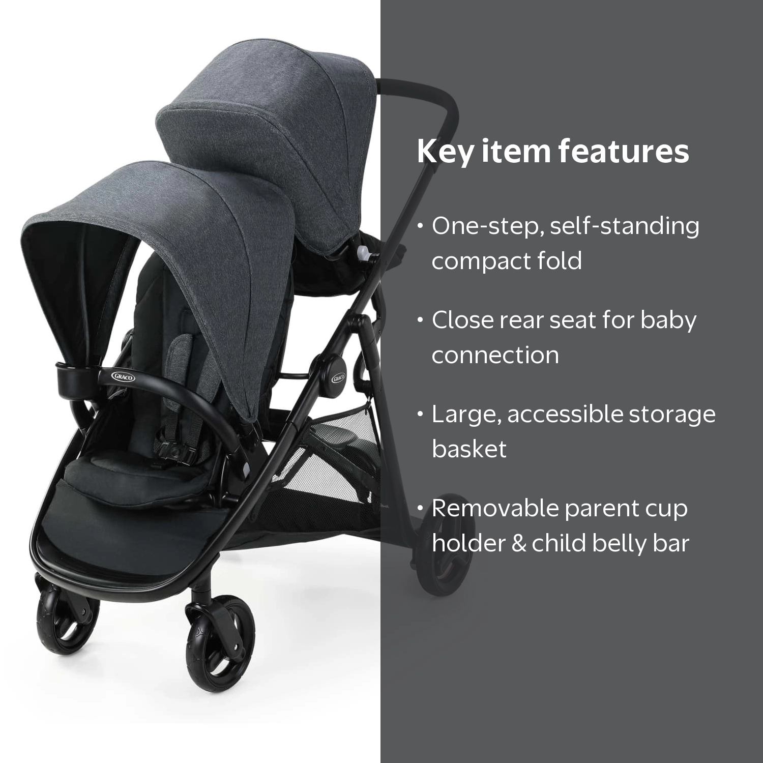 Free Shipping! Graco Ready2Grow 2.0 Double Infant Stroller, Unisex