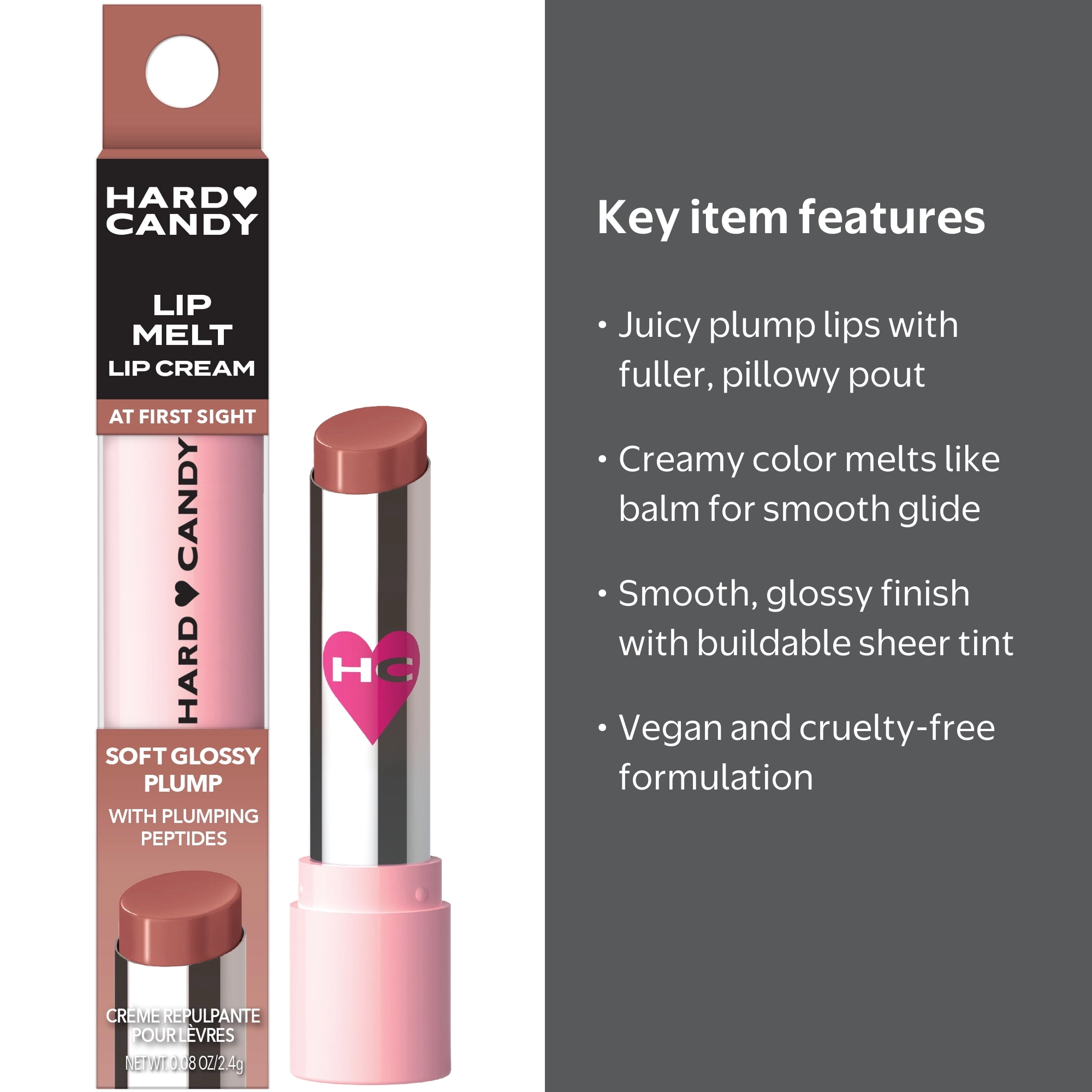 Hard Candy, Insta Pout Plumping Lip Melt, At First Sight - Walmart.com