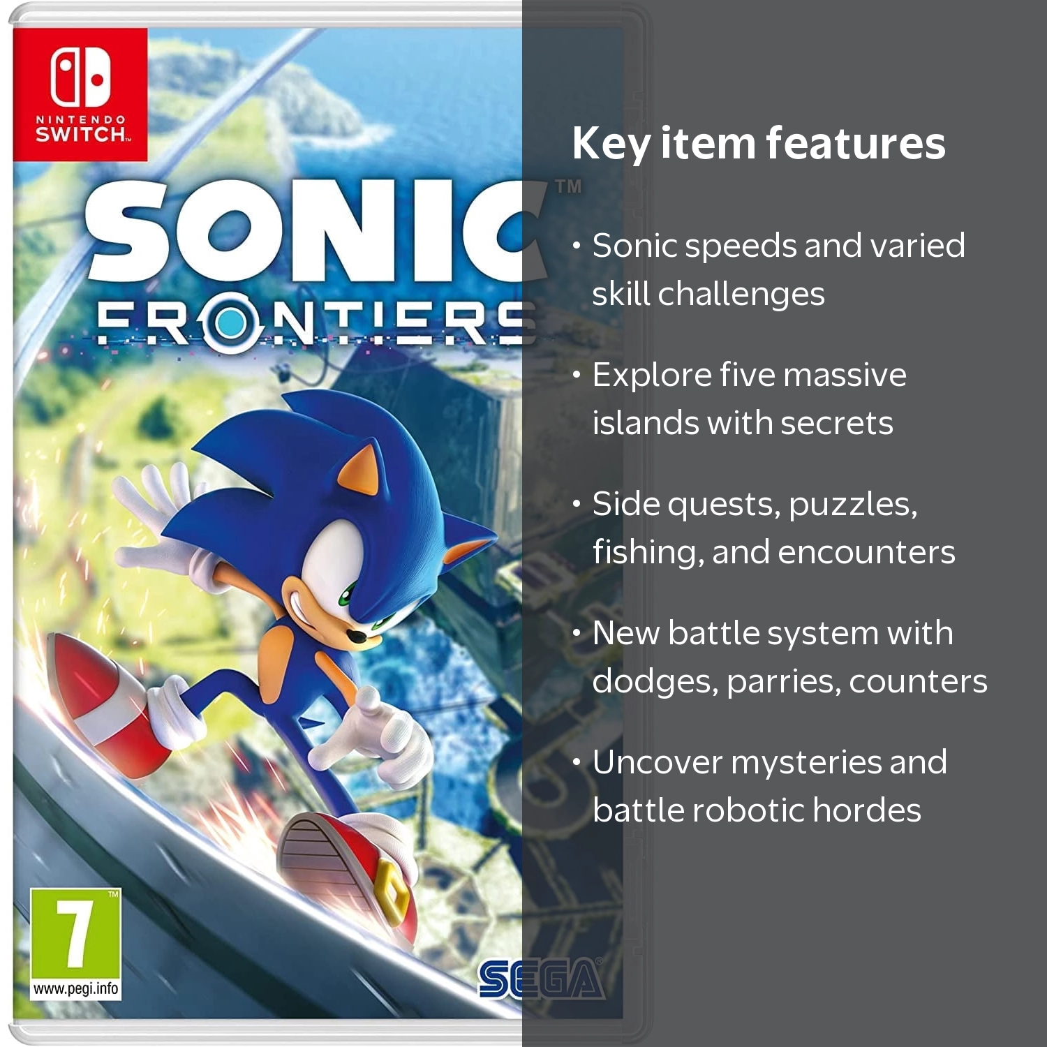 SEGA, Sonic Frontiers, Nintendo Switch, High-Speed Adventure