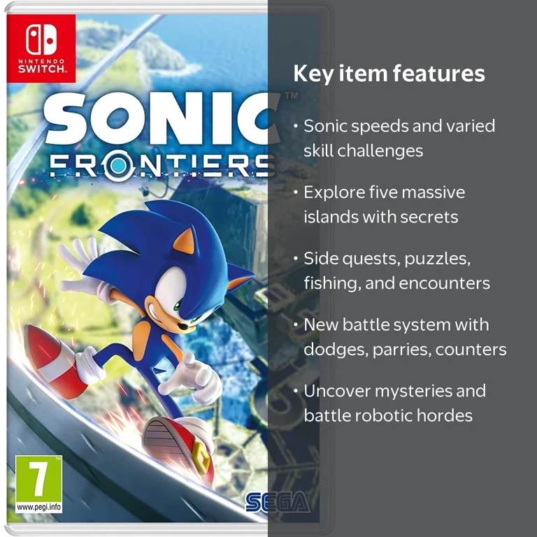 SEGA, Sonic Frontiers, Nintendo Switch, High-Speed Adventure