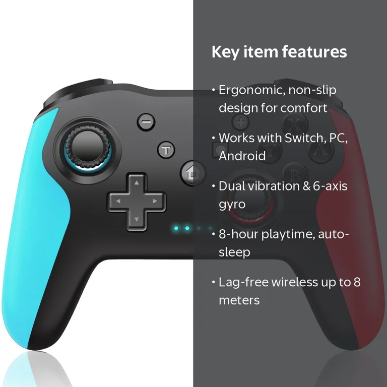 NETNEW Wireless Switch Pro Controller for Nintendo Switch Switch