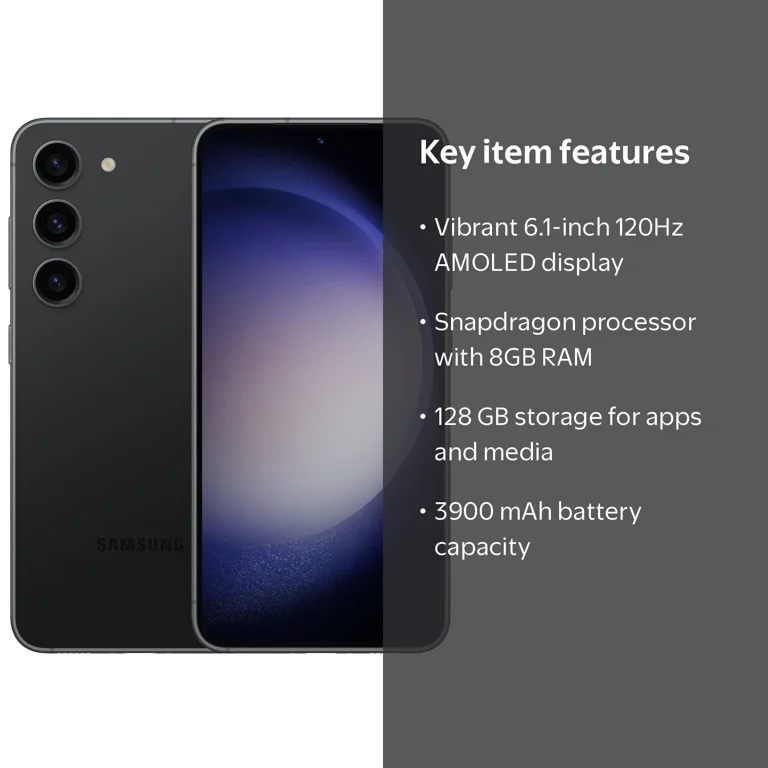 Samsung, Galaxy S23 Cell Phone, 6.1-inch, Phantom Black - Walmart.com