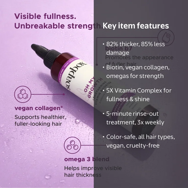 Soapbox Oh My Growth Lengthening Vitamin Booster Rinse-Out