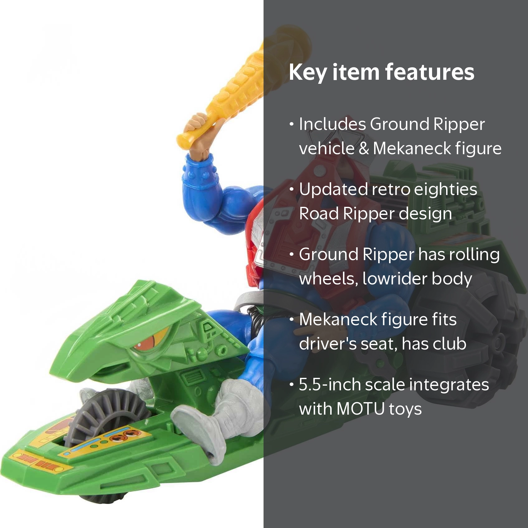 Masters of the Universe Ground Ripper and Mekaneck Action Figures
